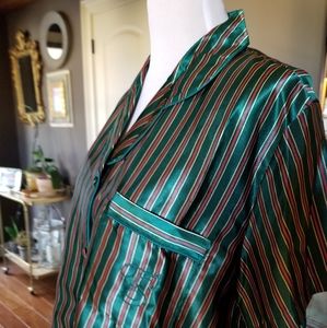 Vintage Victoria's Secret Christmas stripe PJ's